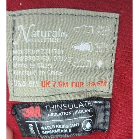 Women Natural Reflections Lumber Jill Lace Insulated Waterproof Pac Boots Size 9 - Picture 7 of 9